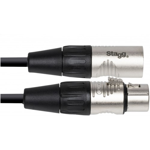 Stagg NPC030XMXFR propojovací kabel XLR / XLR, 0,3 m