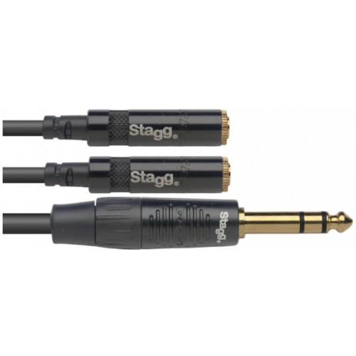 Stagg NYA010/PS2MJSR, audio redukce, délka 0,1 m