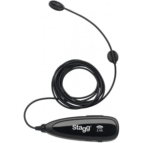 Stagg SUW 12BC, bezdrátový nástrojový mikrofonní set, 2,4 GHz UHF