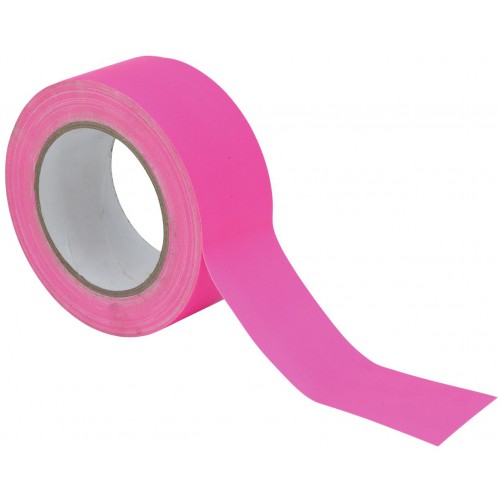 Gaffa páska 50mm x 25m neonově růžová, UV aktivní