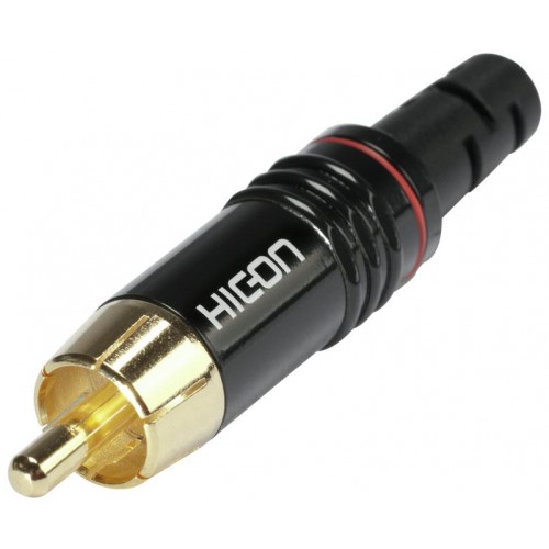 Hicon RCA plug HI-CM06-RED