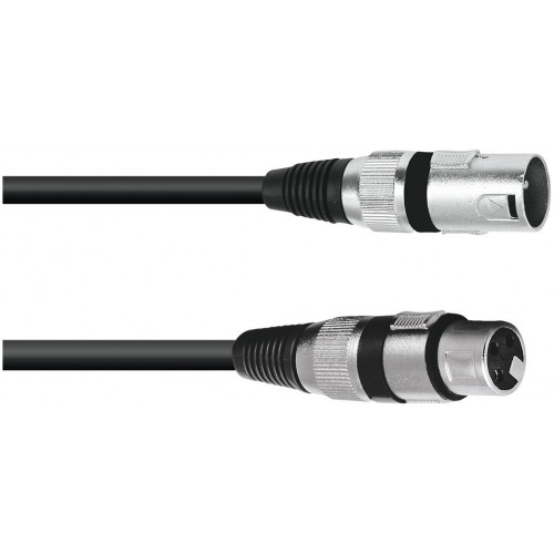 Kabel MC-100 XLR samec - XLR samice, černý, 10m