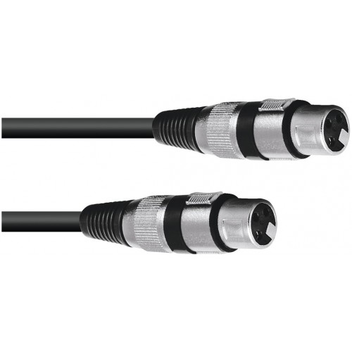 Omnitronic propojovací kabel XLR samice / XLR samice, 0,2 m