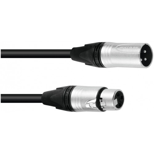 PSSO kabel mikrofonní XLR-10, XLR/XLR, 1m