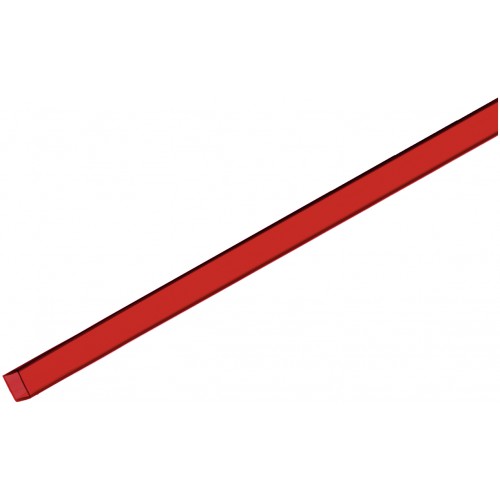 Profil 10x10mm, červený, 2m