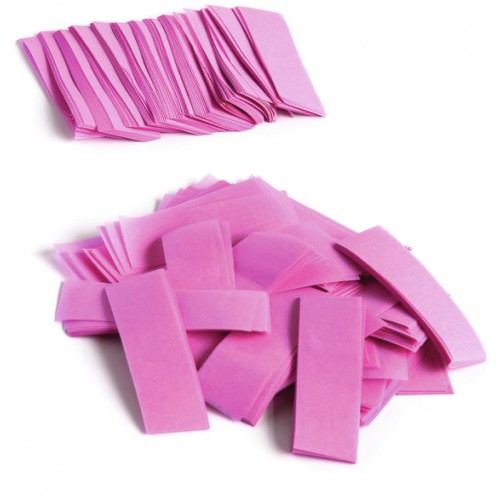 Tcm Fx pomalu padající obdélníkové konfety 55x18mm, růžové, 1kg