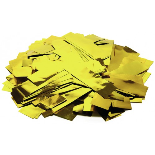 Tcm Fx metalické obdélníkové konfety 55x18mm, zlaté, 1kg