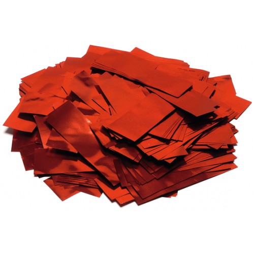 Tcm Fx metalické obdélníkové konfety 55x18mm, červené, 1kg