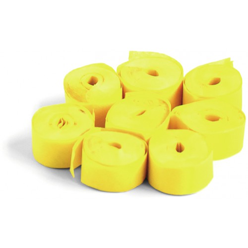 Tcm Fx pomalu padající konfety-serpentýny 5mx0.85cm, žluté, 100x