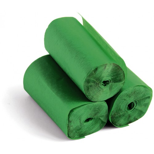 Tcm Fx pomalu padající konfety-serpentýny 10mx5cm, tmavě zelené, 10x