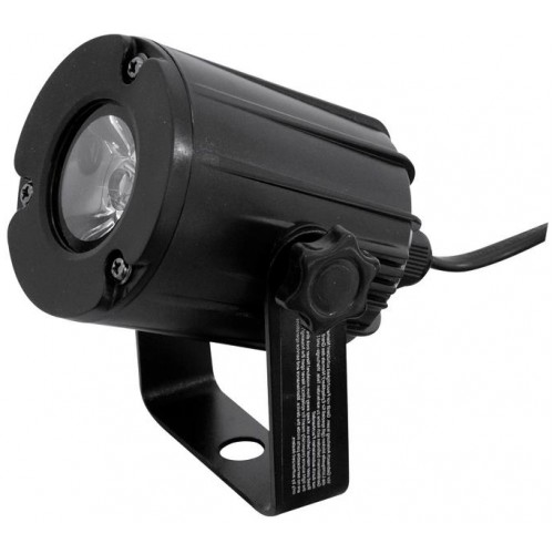 Eurolite LED spot 3W, 3200K, 6, černý, bodový reflektor