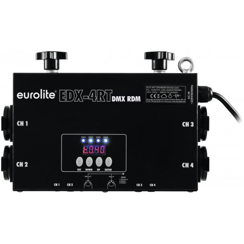 Eurolite EDX-4RT DMX RDM, stmívač