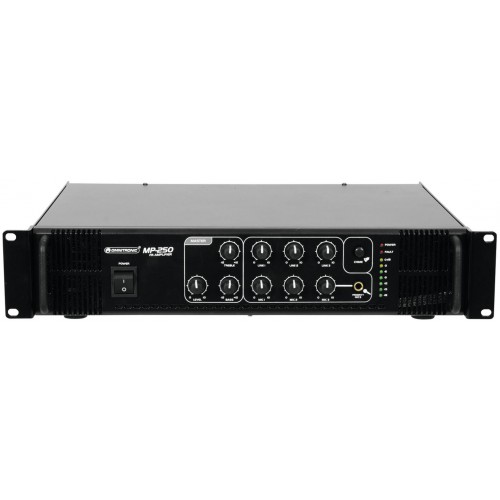 Omnitronic MP-250, 100V mixážní zesilovač, 250W