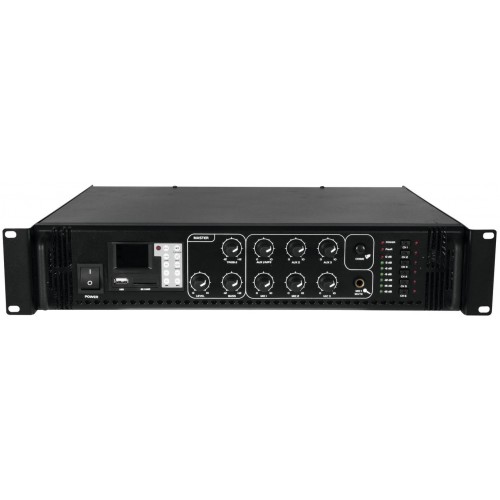Omnitronic MPZ-350.6P, 100V 6-zónový mixážní zesilovač, 350W, MP3