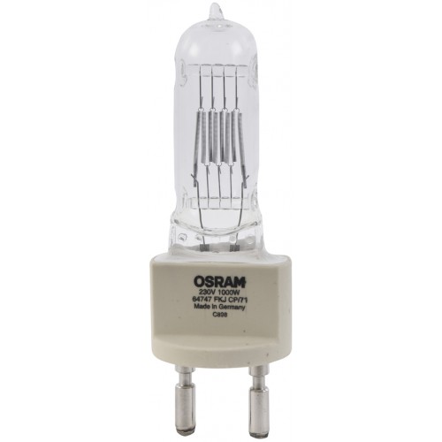 Osram CP71 FKJ, 240V, 1000W, 3200K, G-22, 64747 