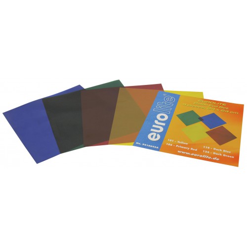 EUROLITE set barevné filtry 64, 24x24 cm