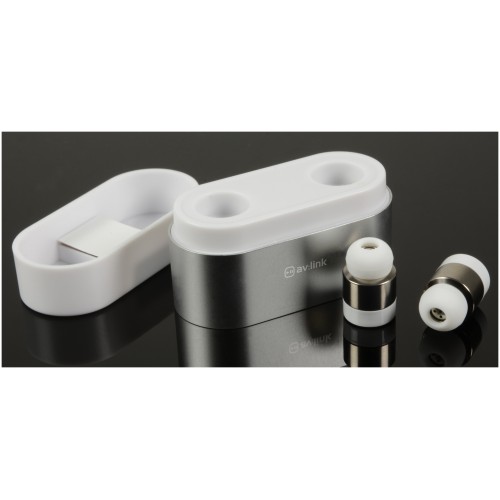AV:link TWE-1 bezdrátová Bluetooth sluchátka s nabíjecí stanicí