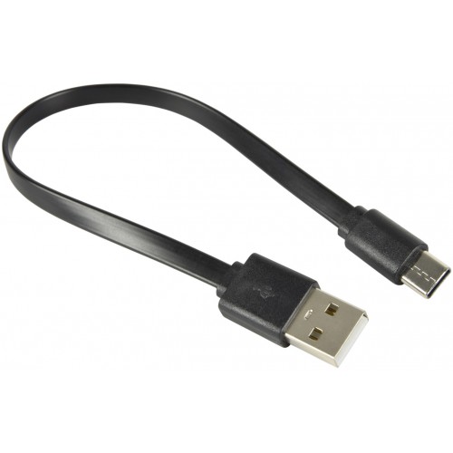 AV:Link plochý kabel USB Typ-C, 20cm