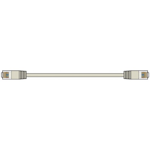 AV:link kabel U/UTP 1x RJ45 samec - 1x RJ45 samec, šedý, 2m