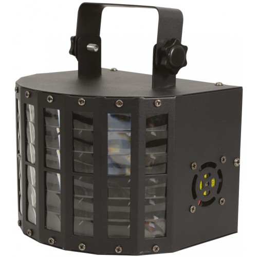 QTX DERBY9 LED paprskový efekt, 9x 3W LED, DMX