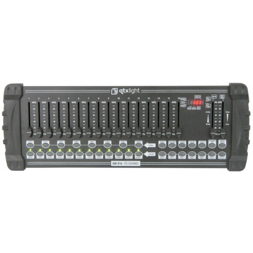 QTX Kontrolér DM-X16, 192 kanálů