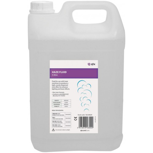 QTX náplň Eco HAZE do výrobníků mlhy, 5L