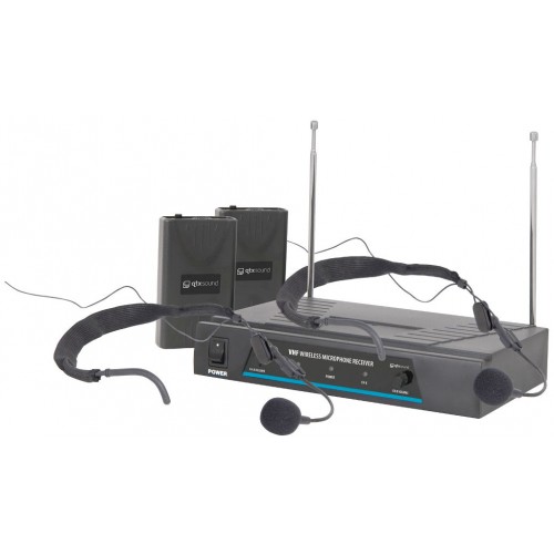 QTX VN2, 2-kanálový bezdrátový mikrofonní set 173,8 MHz / 174,8 MHz