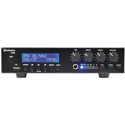 Adastra UM90, 100V mixážní zesilovač, 90W, BT/MP3/FM