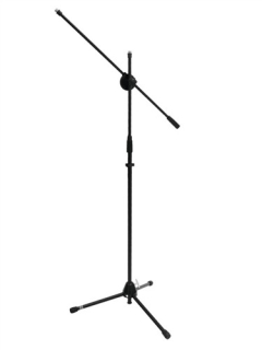 Mikrofonní stojan černý, max.výška 220cm